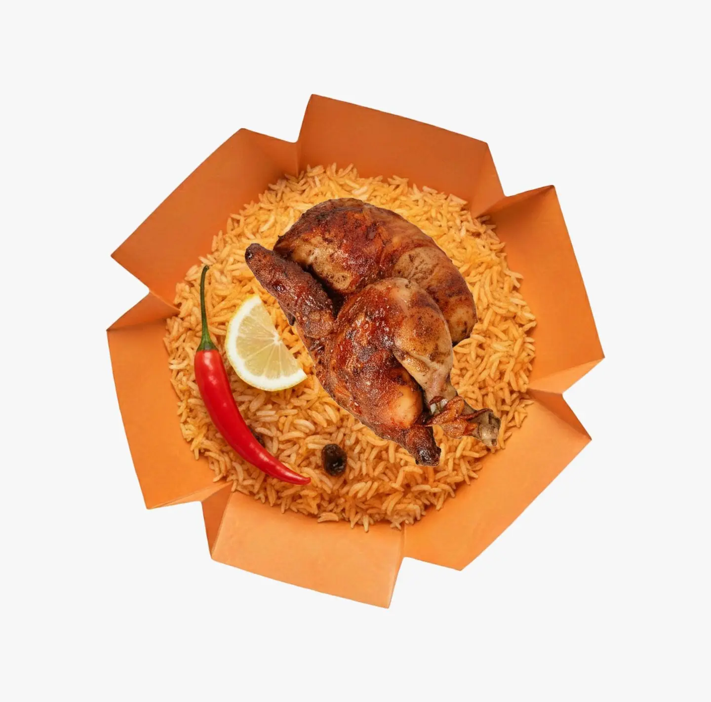 Half Spicy Hakkakah Kabsa Chicken
