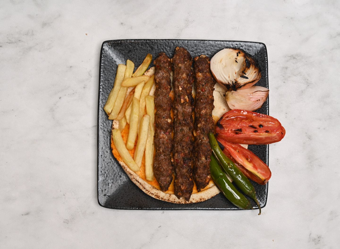 Meat Kebab With Nuts