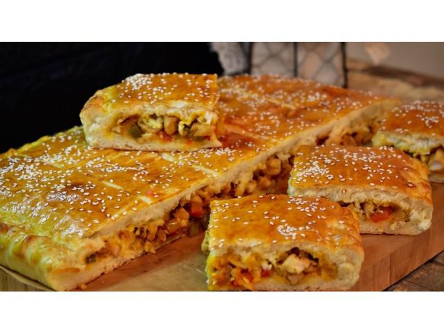 فطيرة دجاج سادة