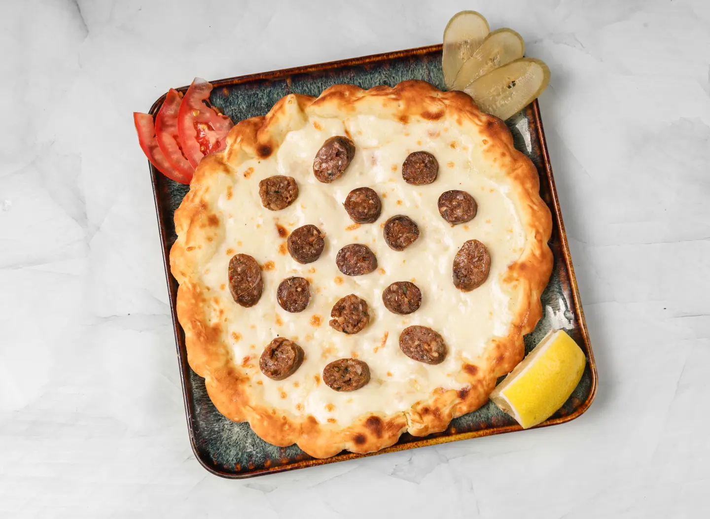 Minced Sausage Pizza