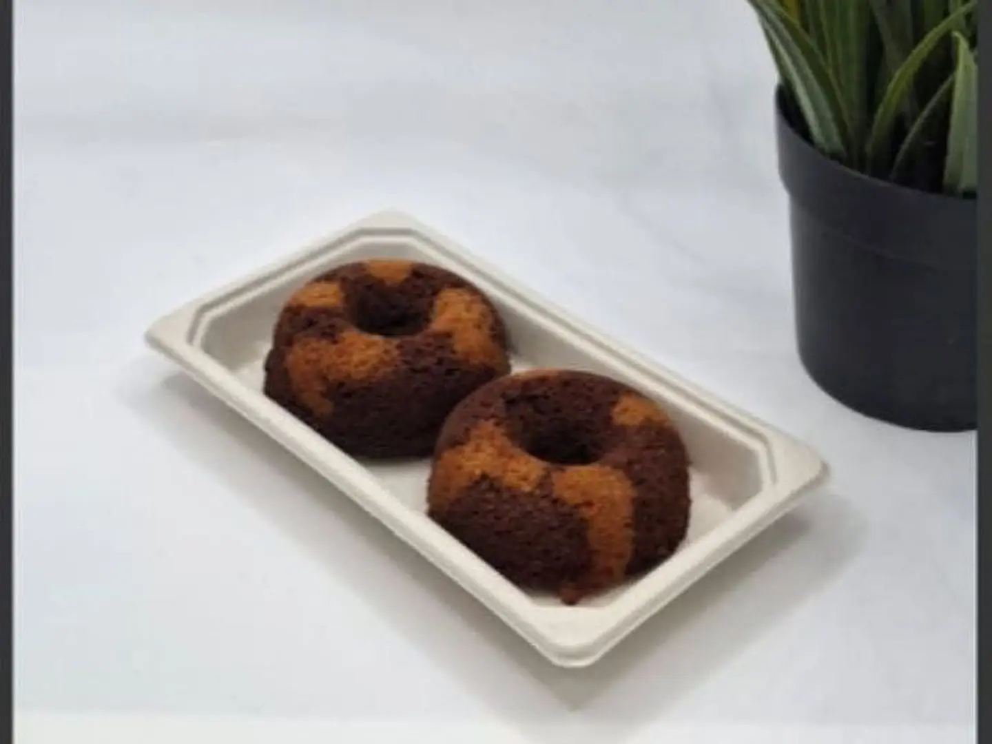 دونات شيكولاته كيتو ۲قطع