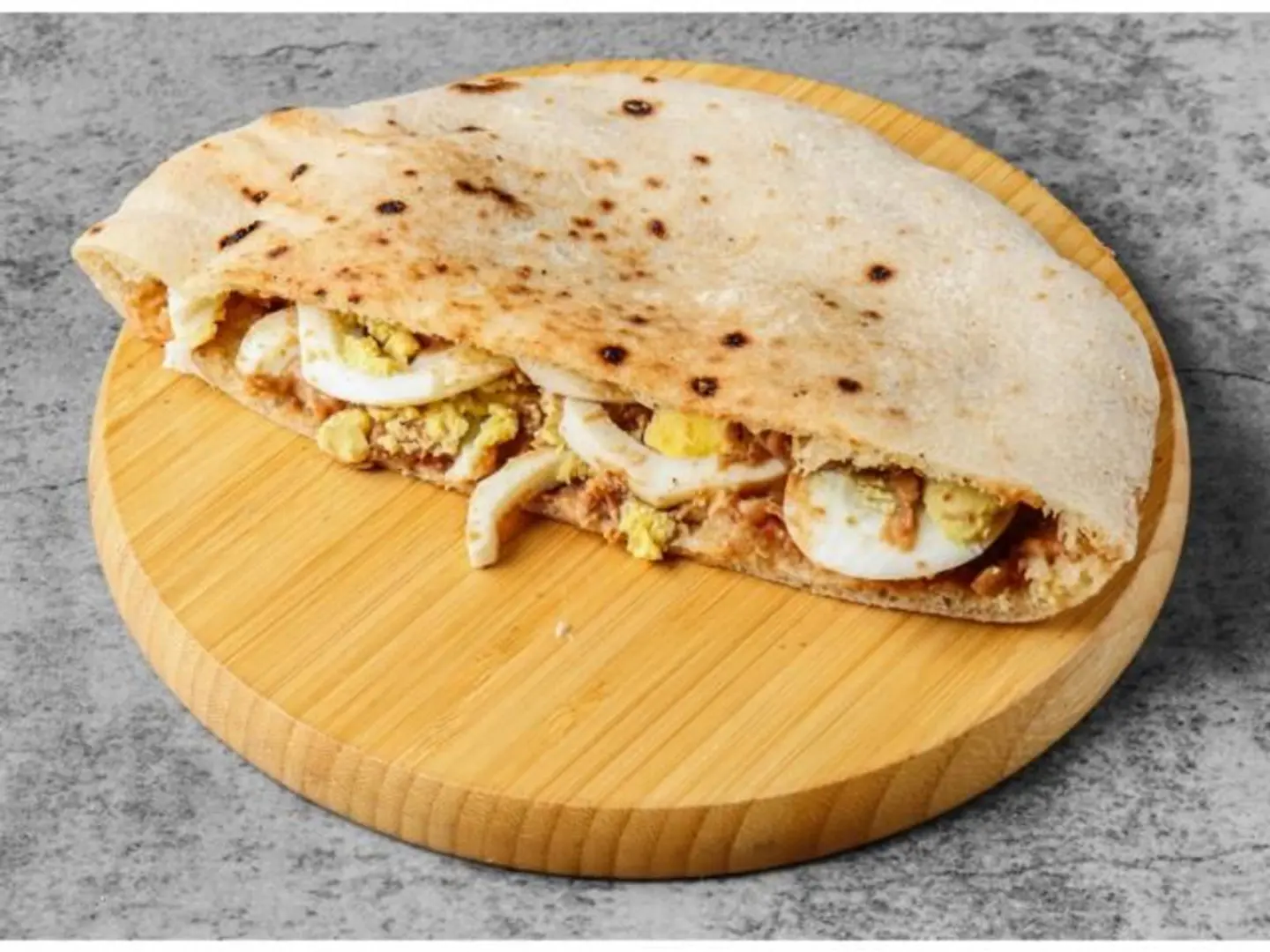 Fava Beans With Egg Sandwich