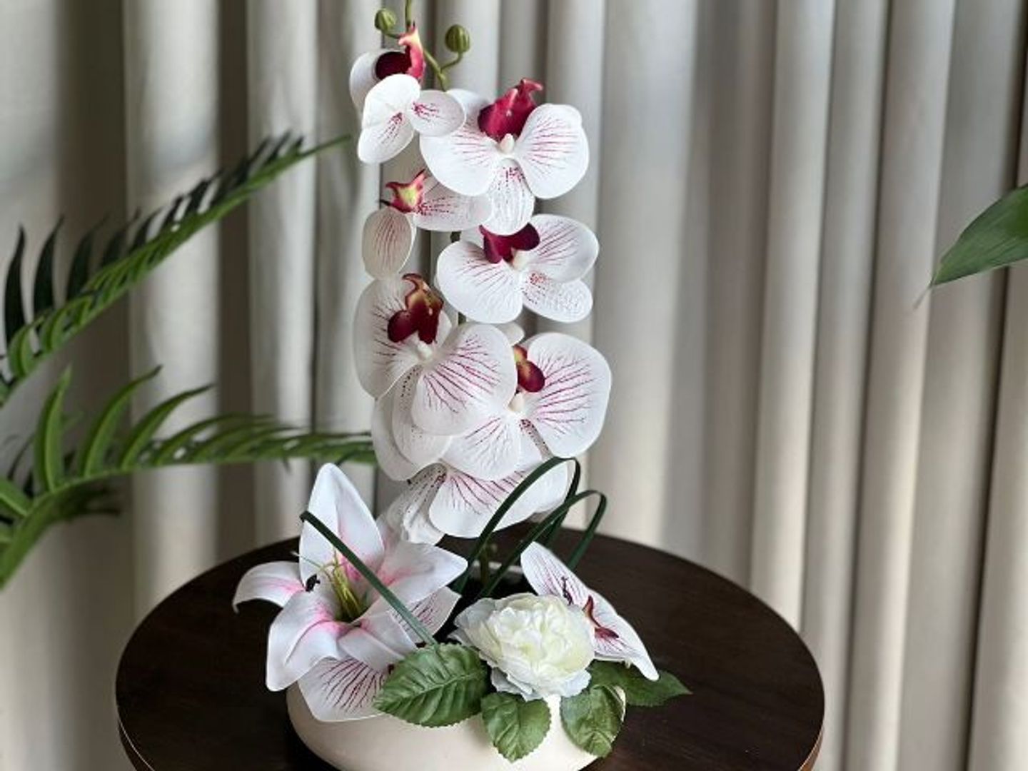 Violet Artificial Vase