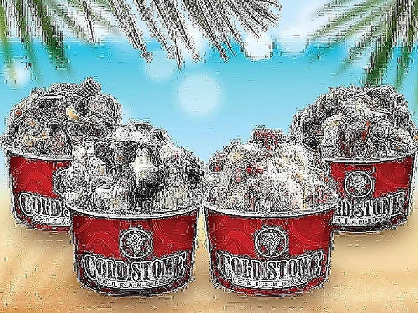 وجبه ايس كريم لاربعه اشخاص