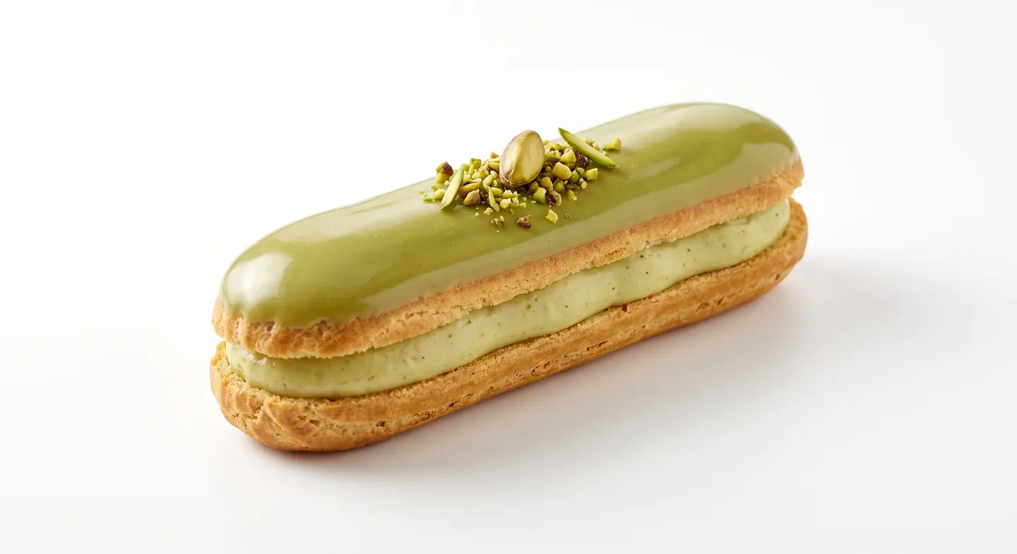 Pistachio éclair