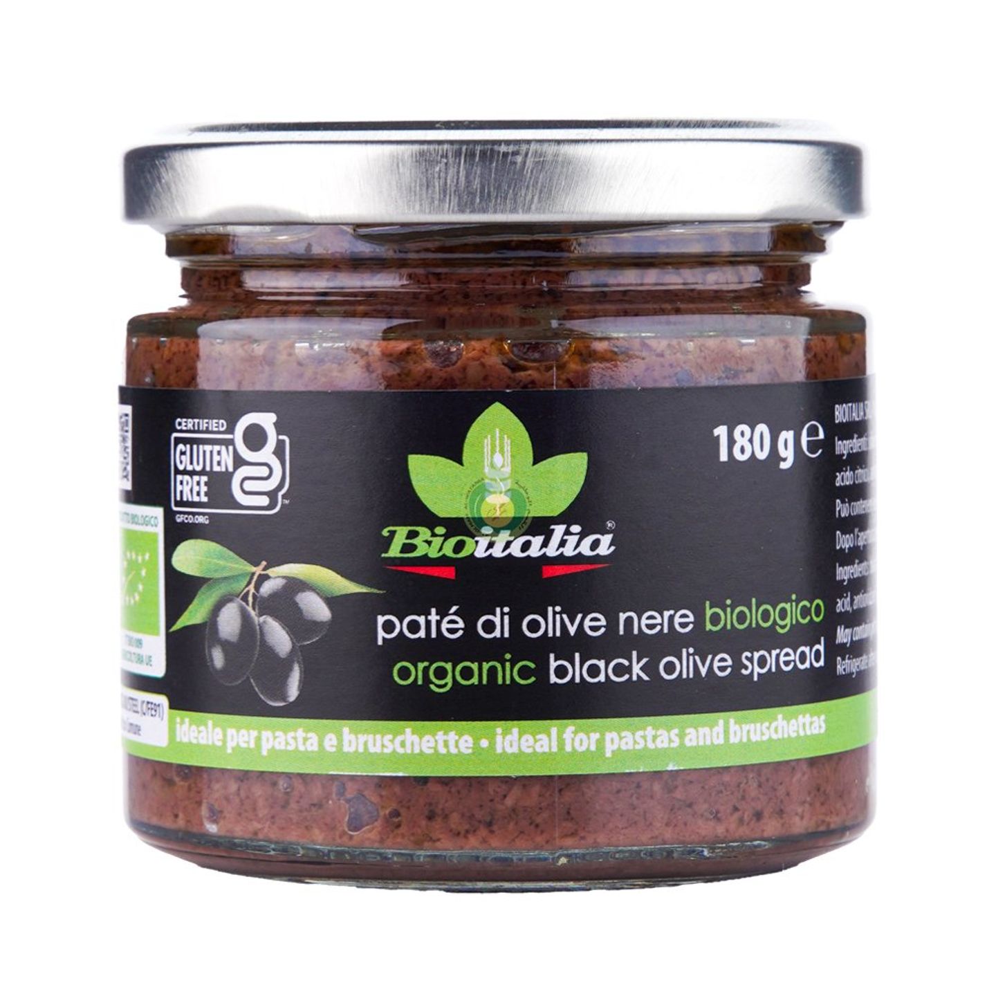 Organic Black Olives 180g