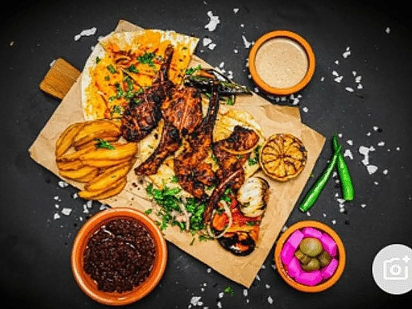 طبق ريش الغنم