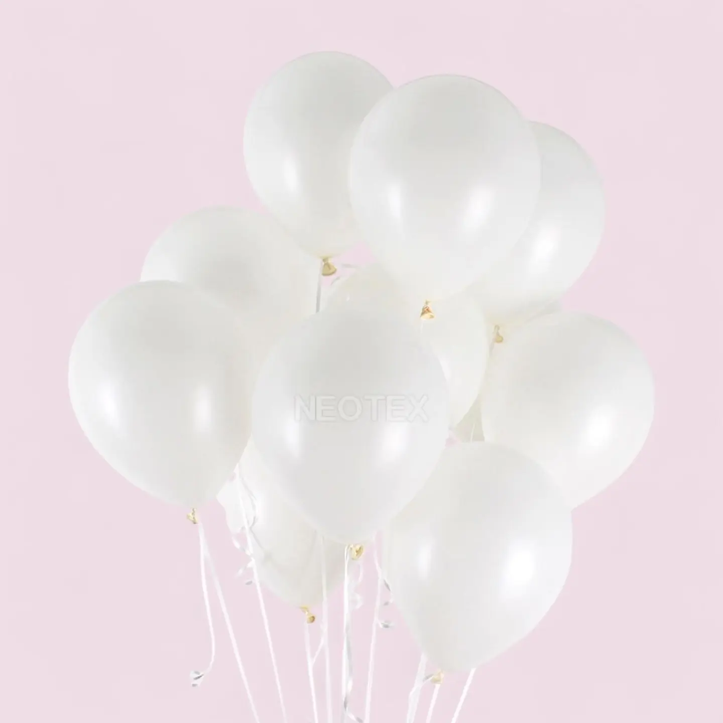 White Latex Balloon