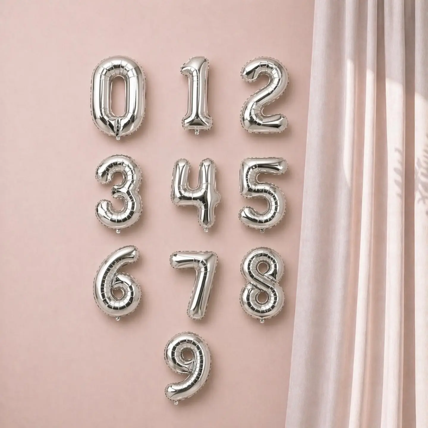 بالون رقم مقاس متوسط