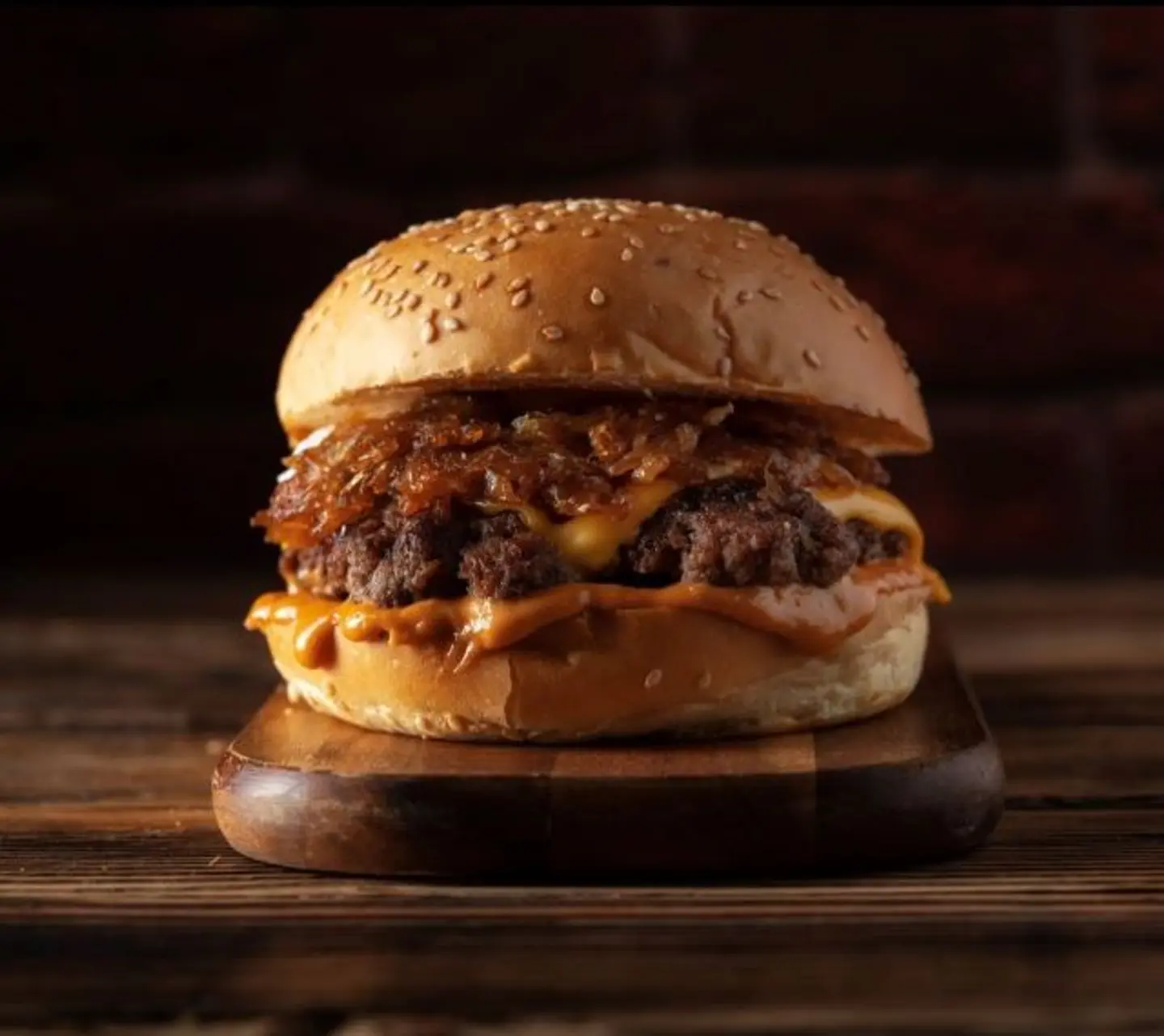 Caramelized Beef Burger