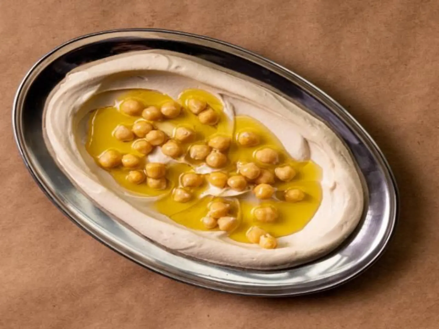 حمص بالطحينة