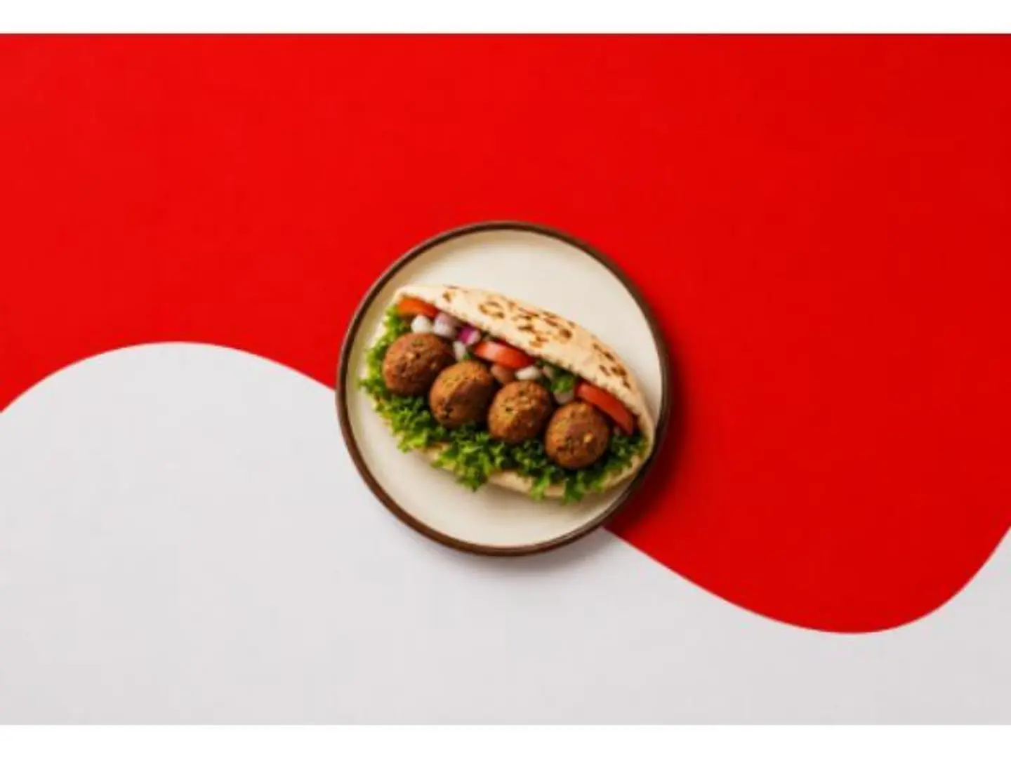 ساندوتش فلافل عادي