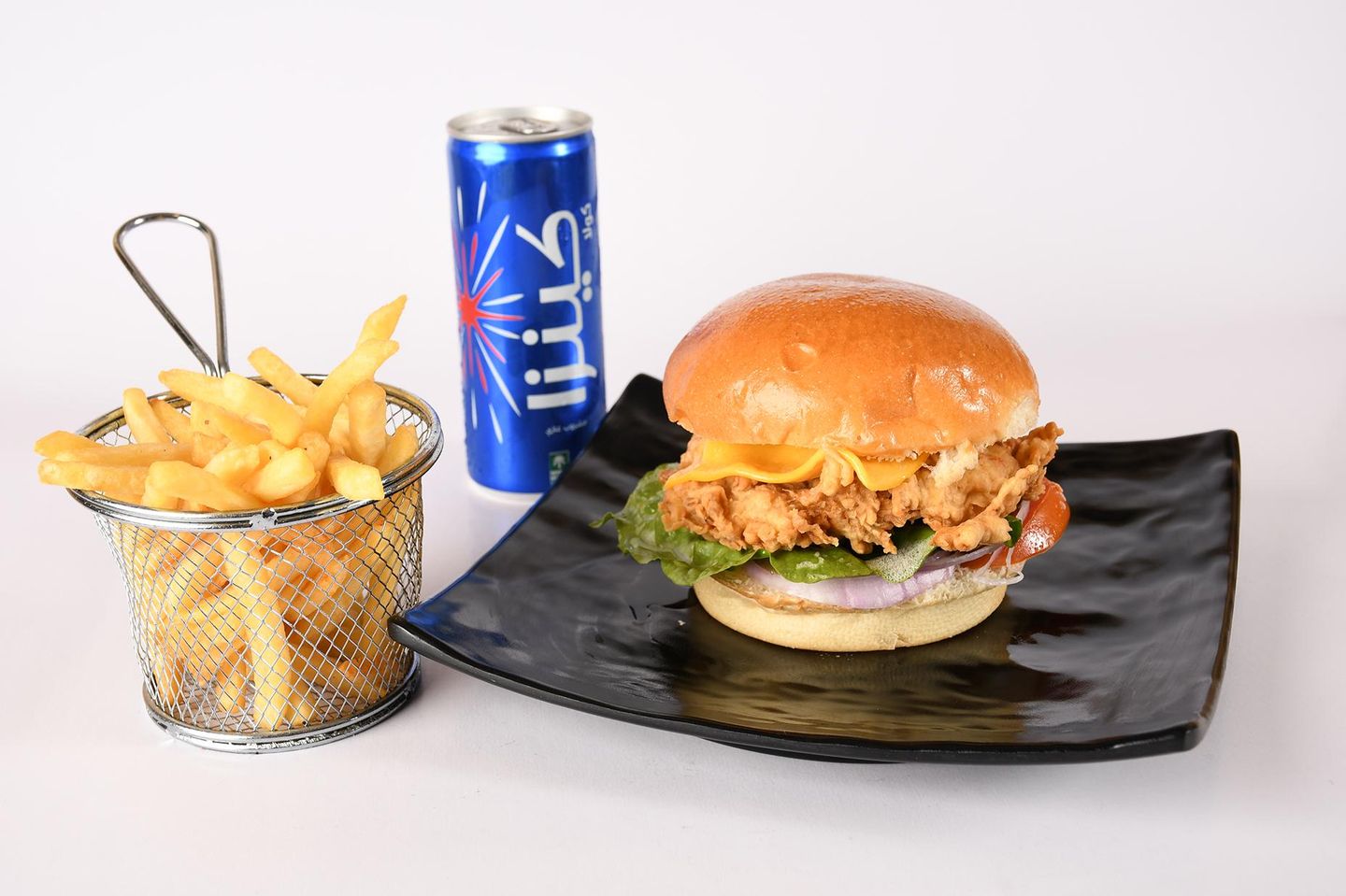 Crunchy Chicken Burger Meal