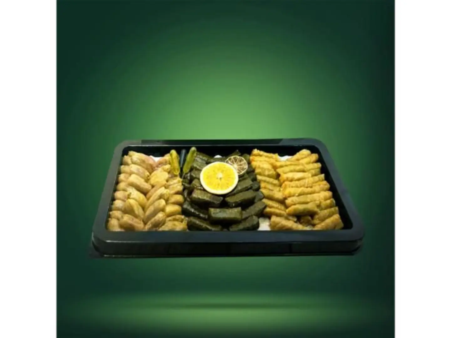 Family Platter Of Mixed Grape Leaves And Stuffed Cabbage