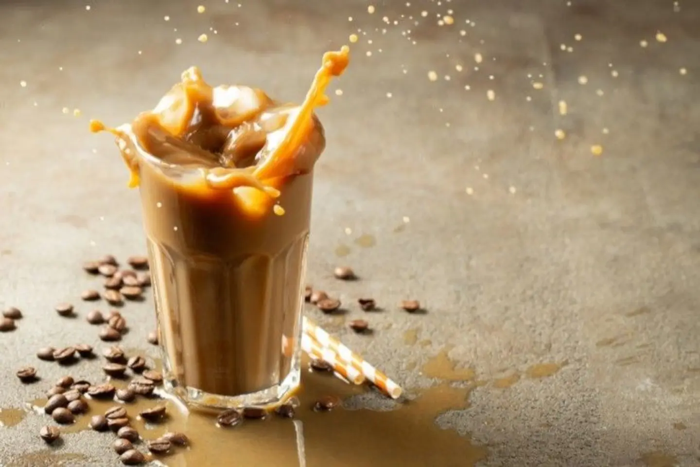 Hazelnut Ice Latte