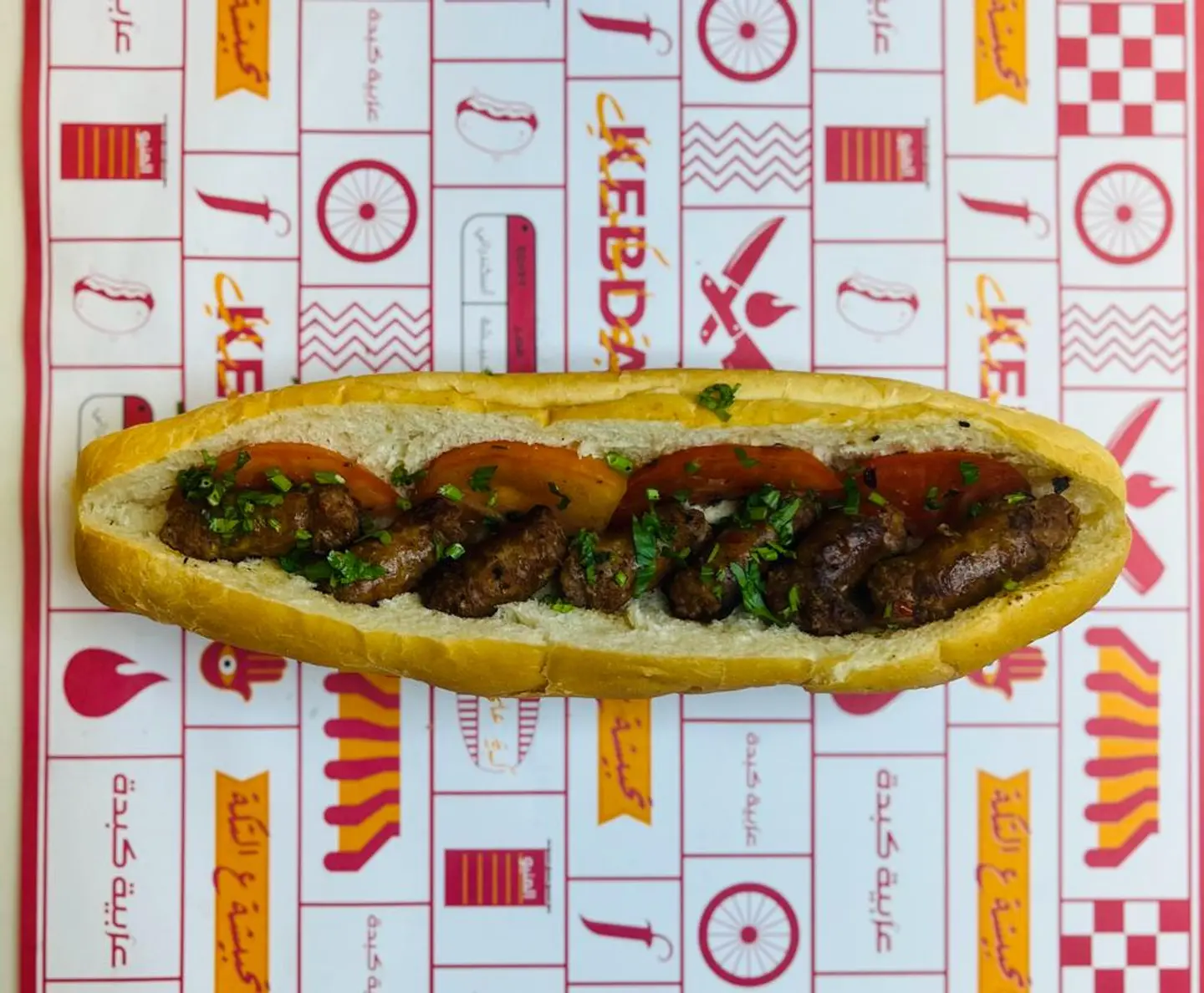 ساندوتش سجق باربكيو