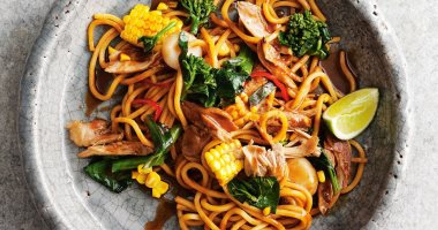 Chicken Noodles With Soup