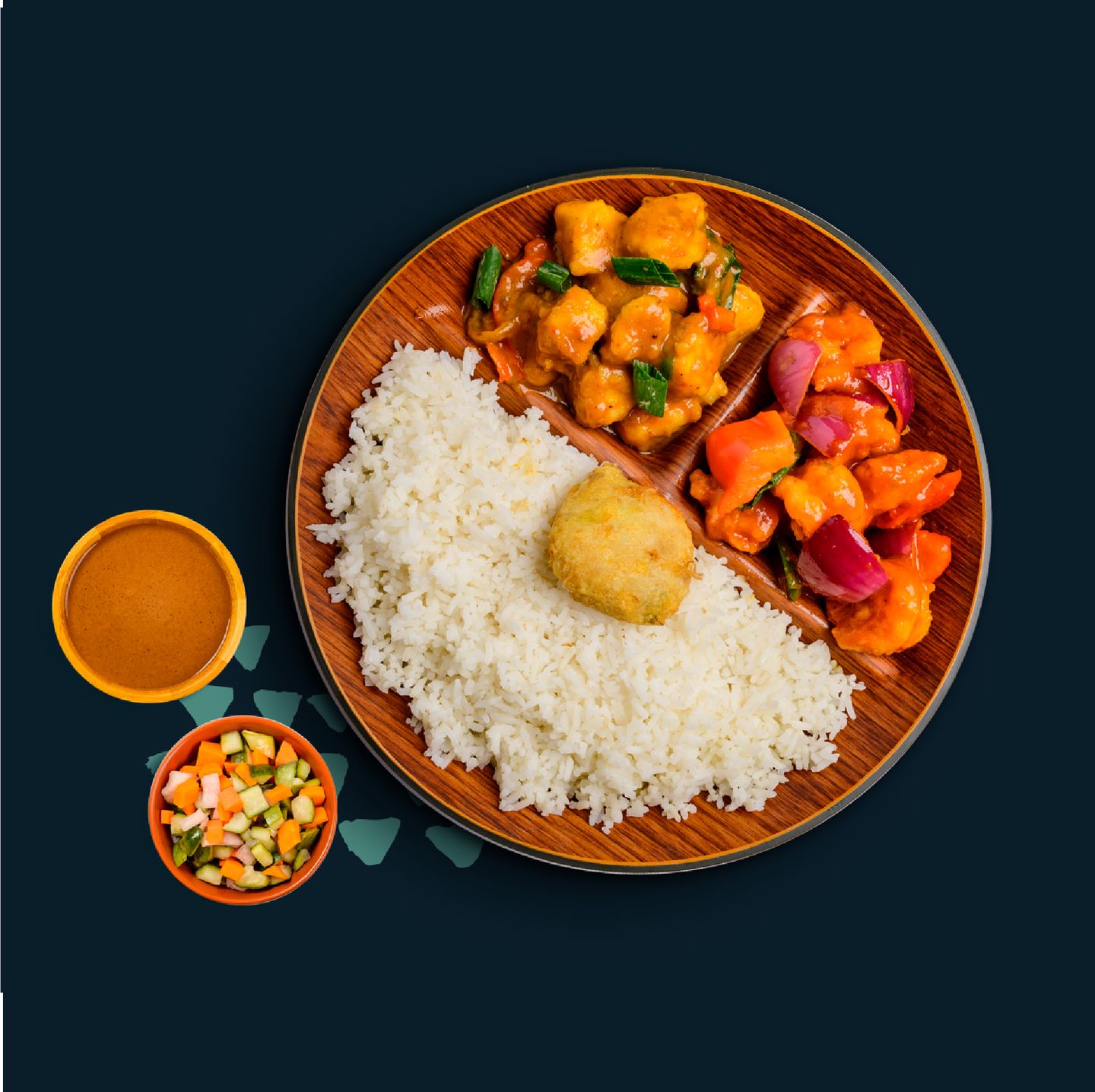 سوكابومي بحري ودجاج كاتشب