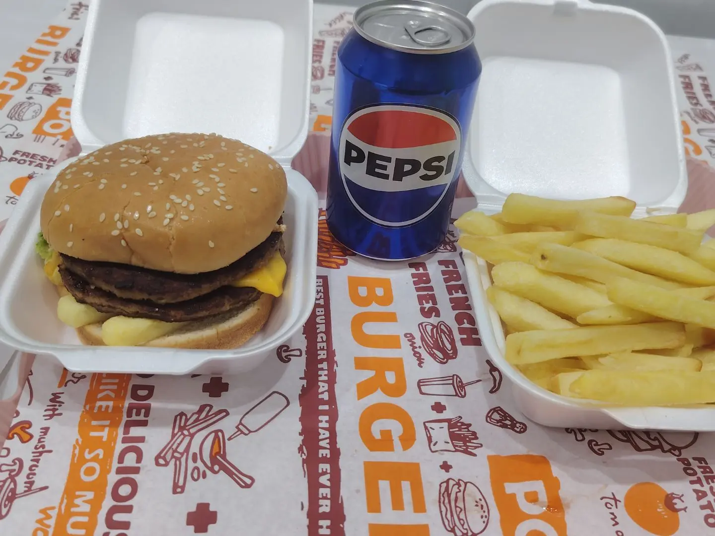 Double Beef Burger Box
