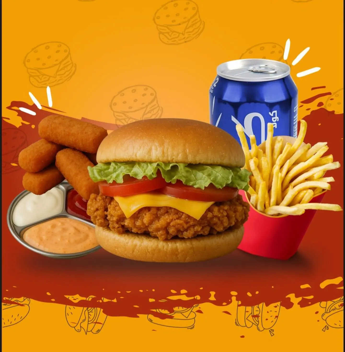 وجبة دبل يلايت