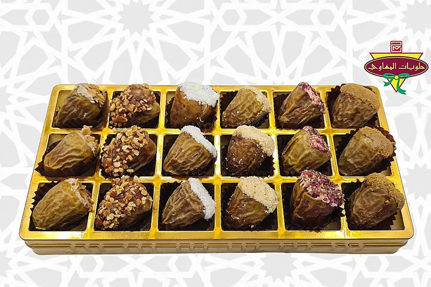 تمر محشي ميكس 2 عبوة كبيرة
