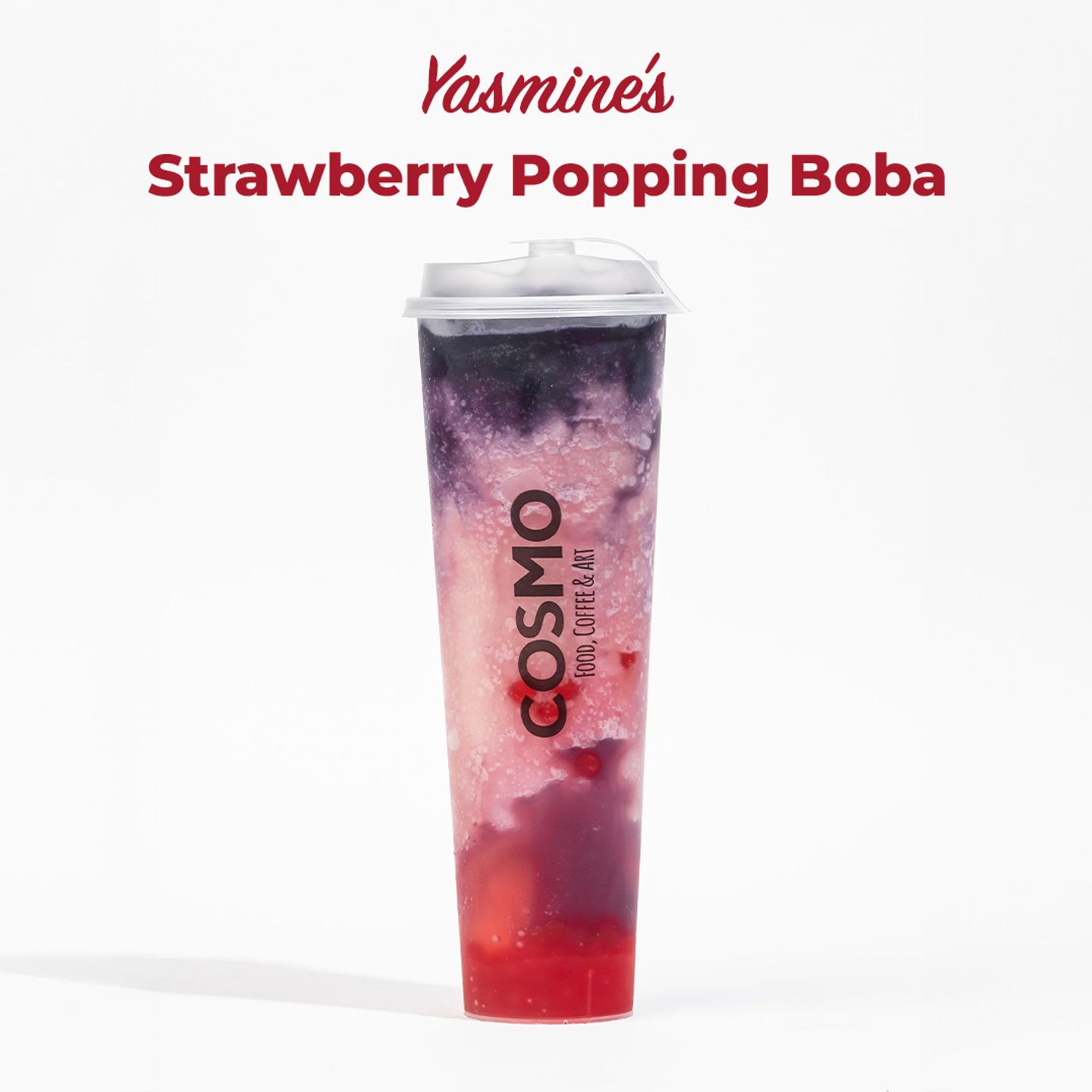 Yasmine’s Strawberry Popping Boba