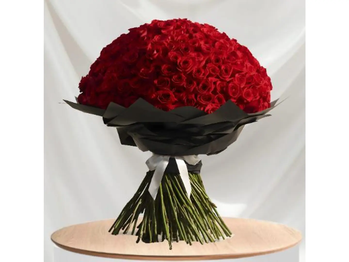 باقة جوري احمر 250 وردة