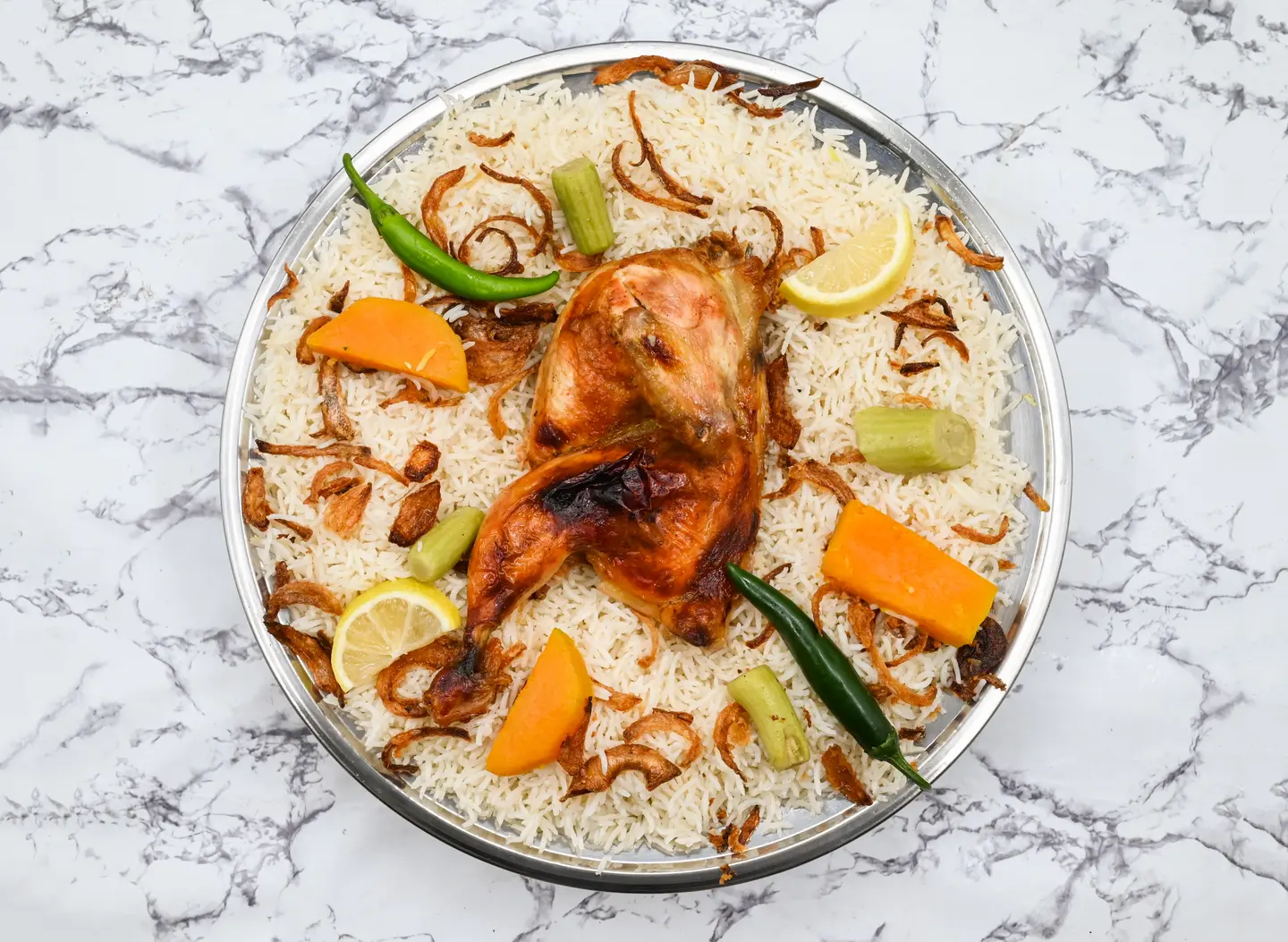 حبة دجاج  رز بشاور