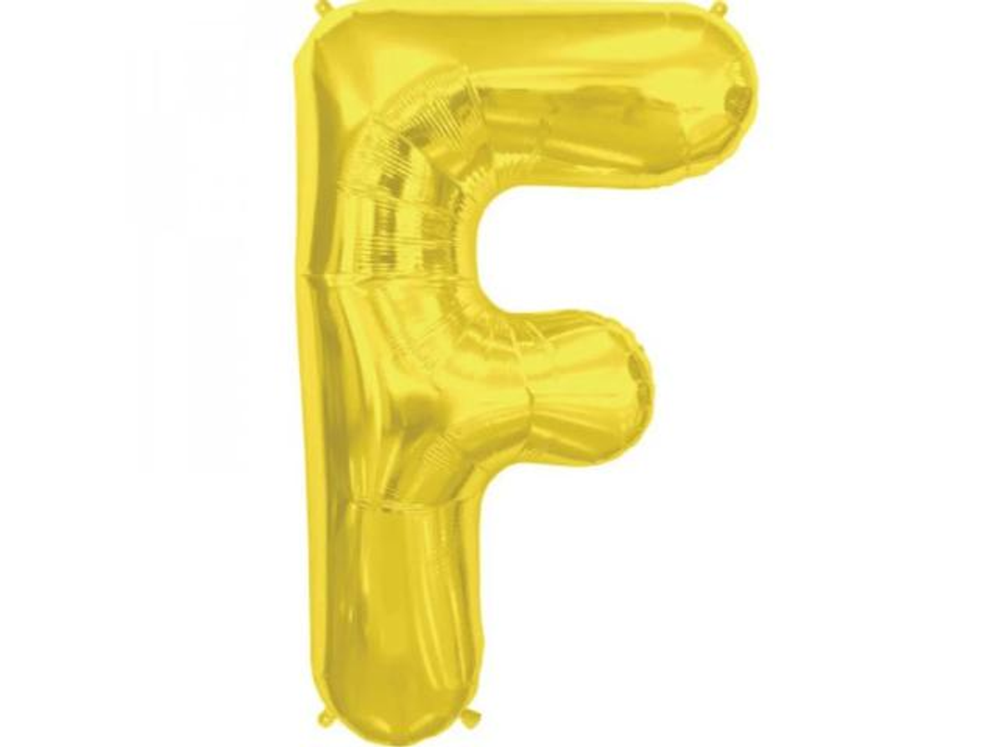 Golden Balloon Letter F