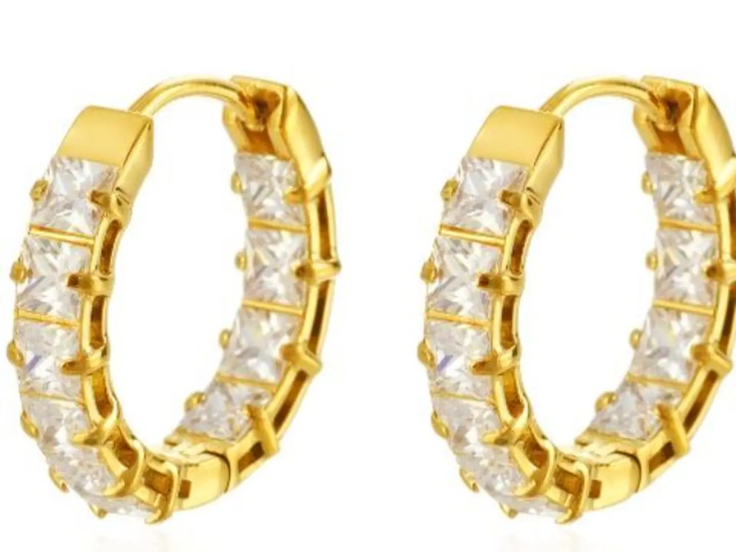 اقراط سولين ذهبي