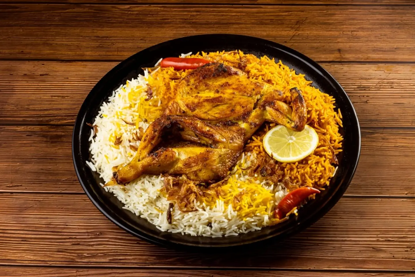 مظبي أرز شعبي - نصف دجاجة