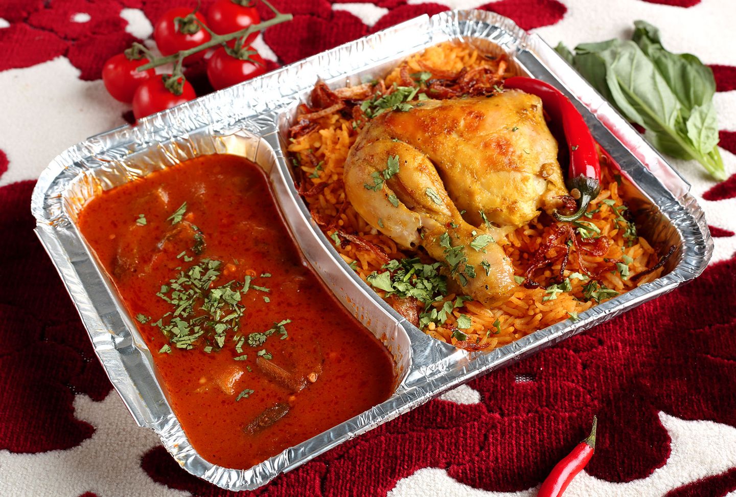 Kabsa Chicken And Broth   Okra