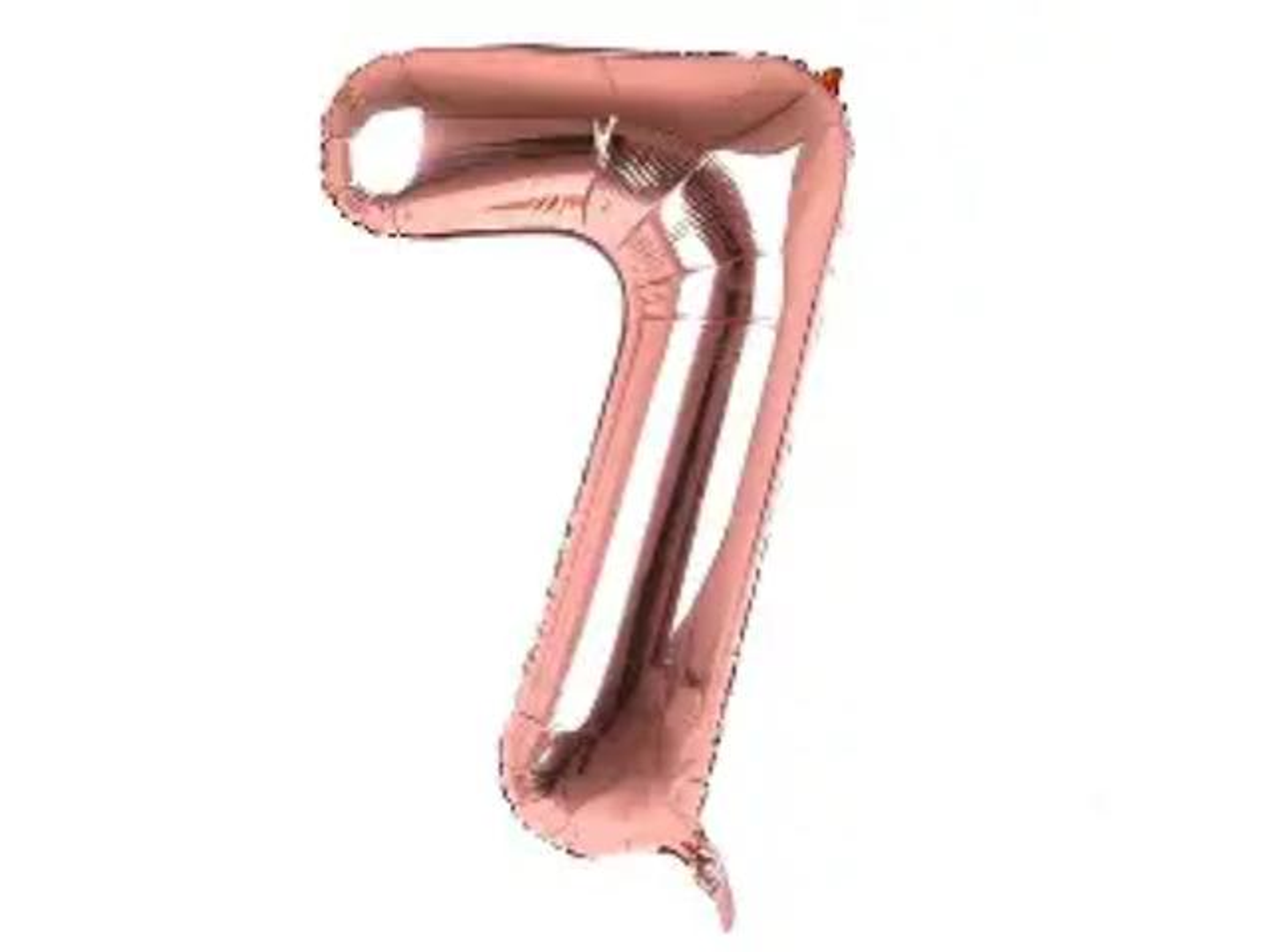 Rose Gold Numbers Balloons 7