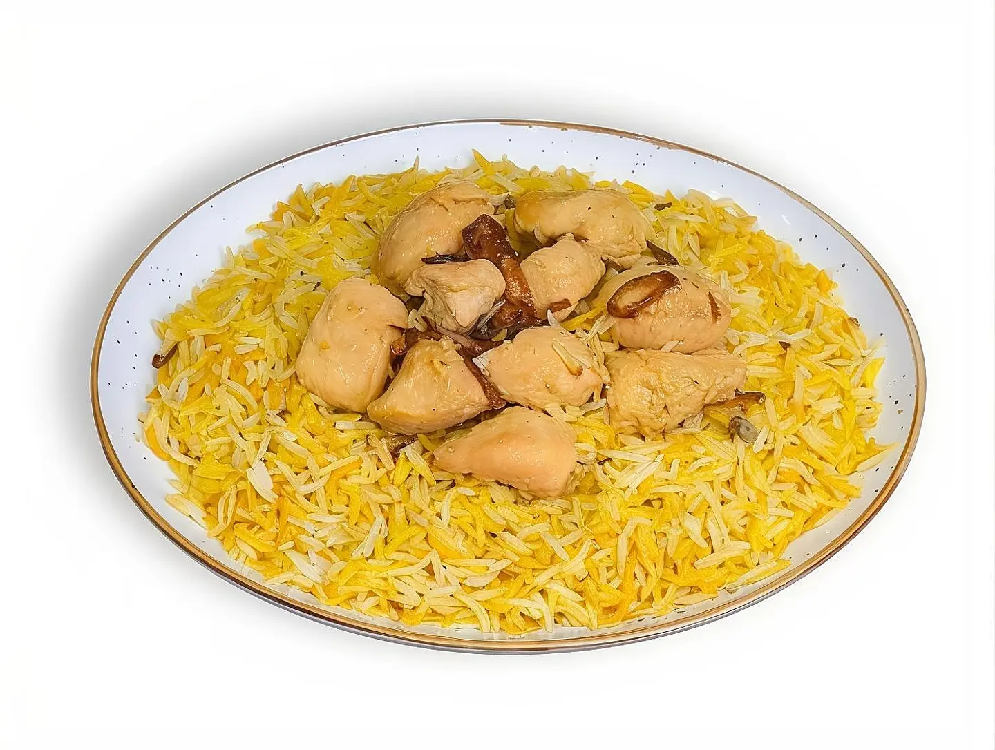 Chicken Pieces With Mandi Rice