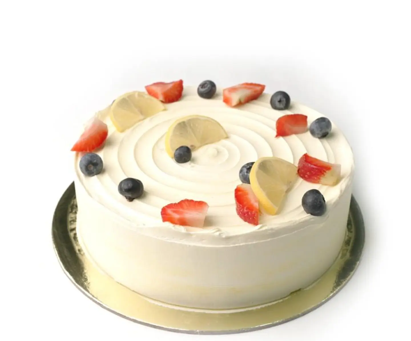 كيك ليمون وتوت