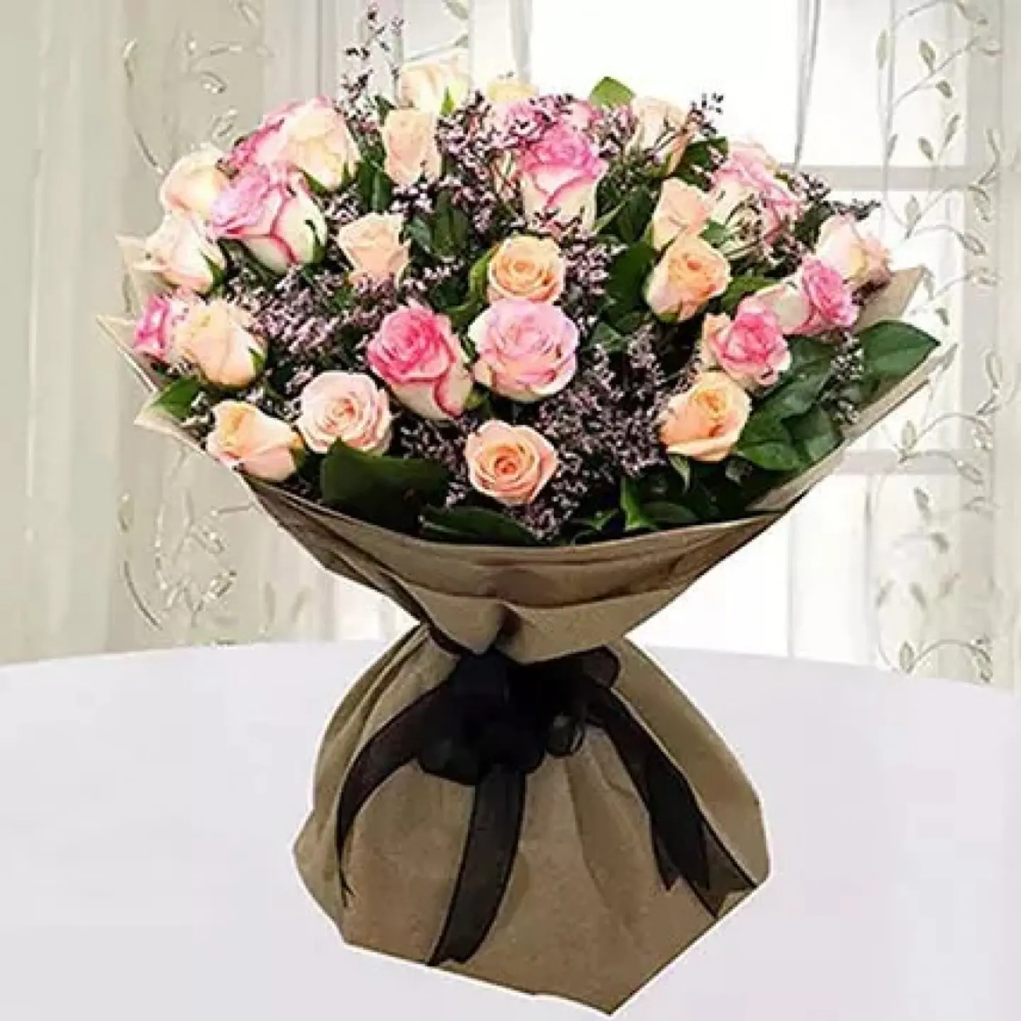 A Wonderful Mixed Rose Bouquet