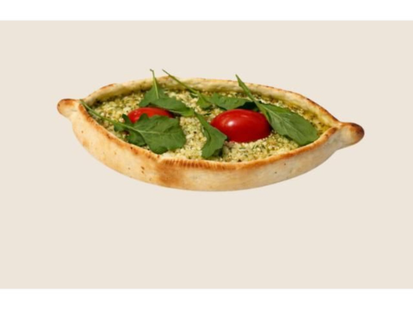 Halloumi Pesto Boat