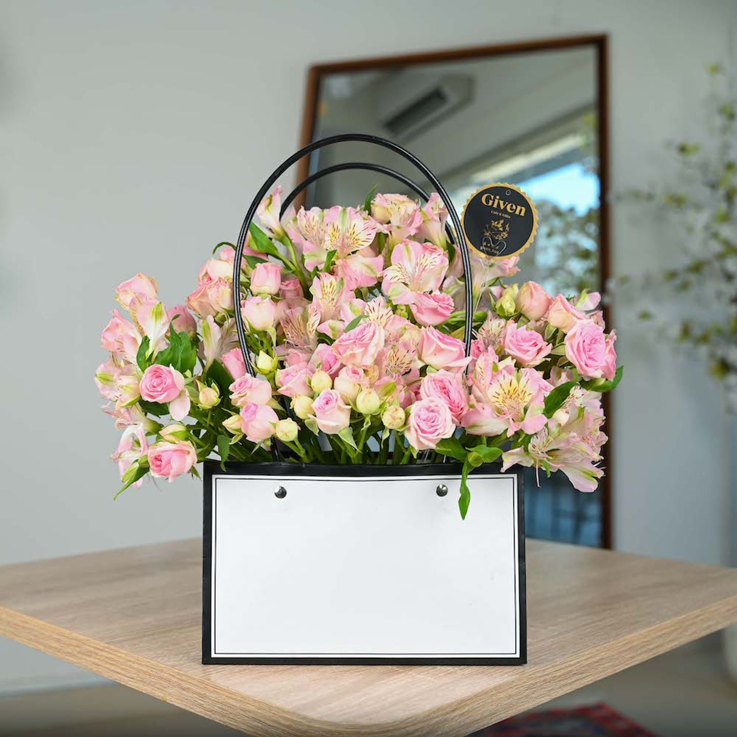 Baby Rose Pink Basket