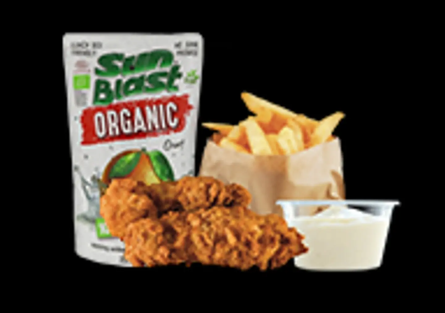 وجبة أطفال قطع الدجاج