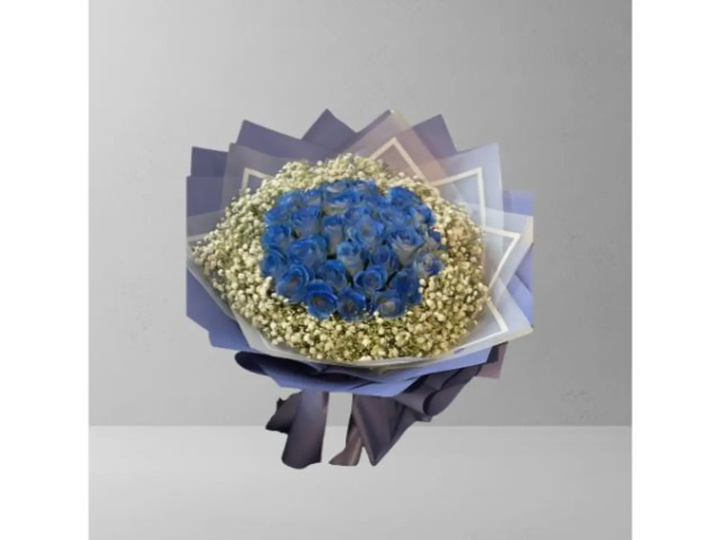 White Wrapping With Turquoise