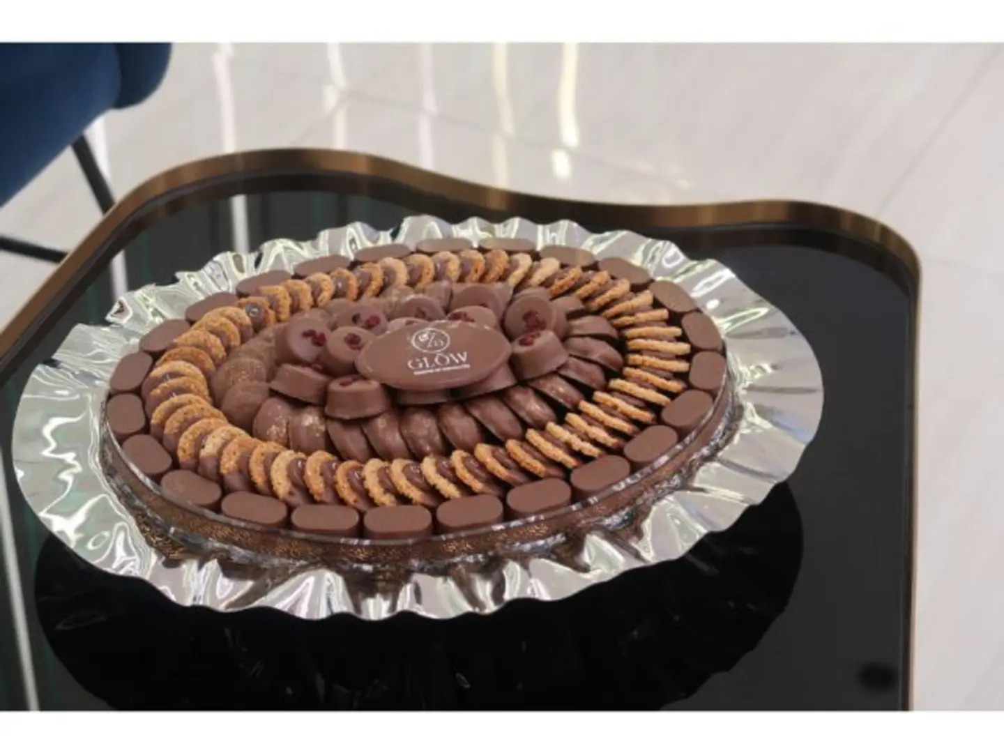 Open Chocolate Steel Tray