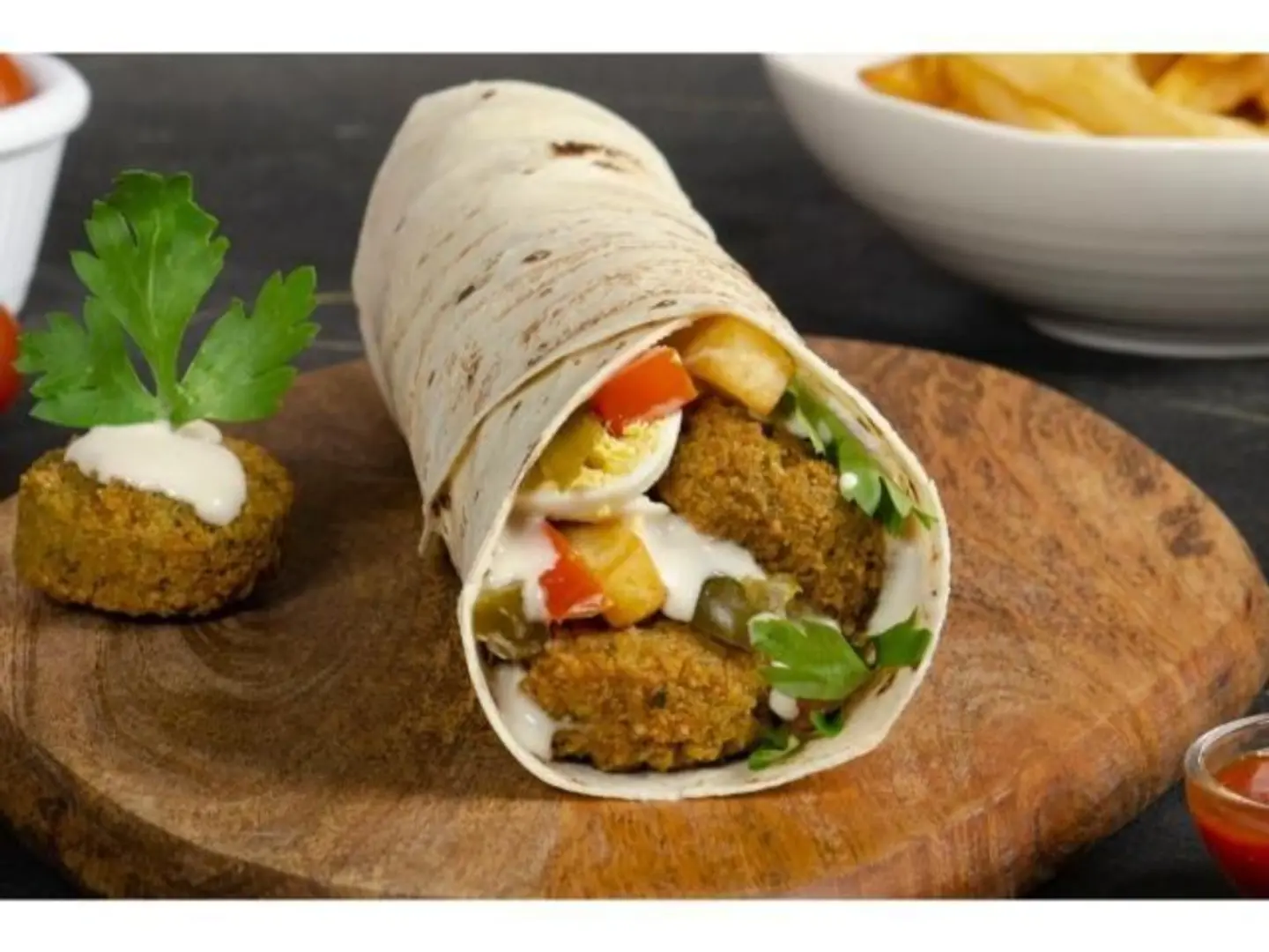 Saj Falafel Sandwich