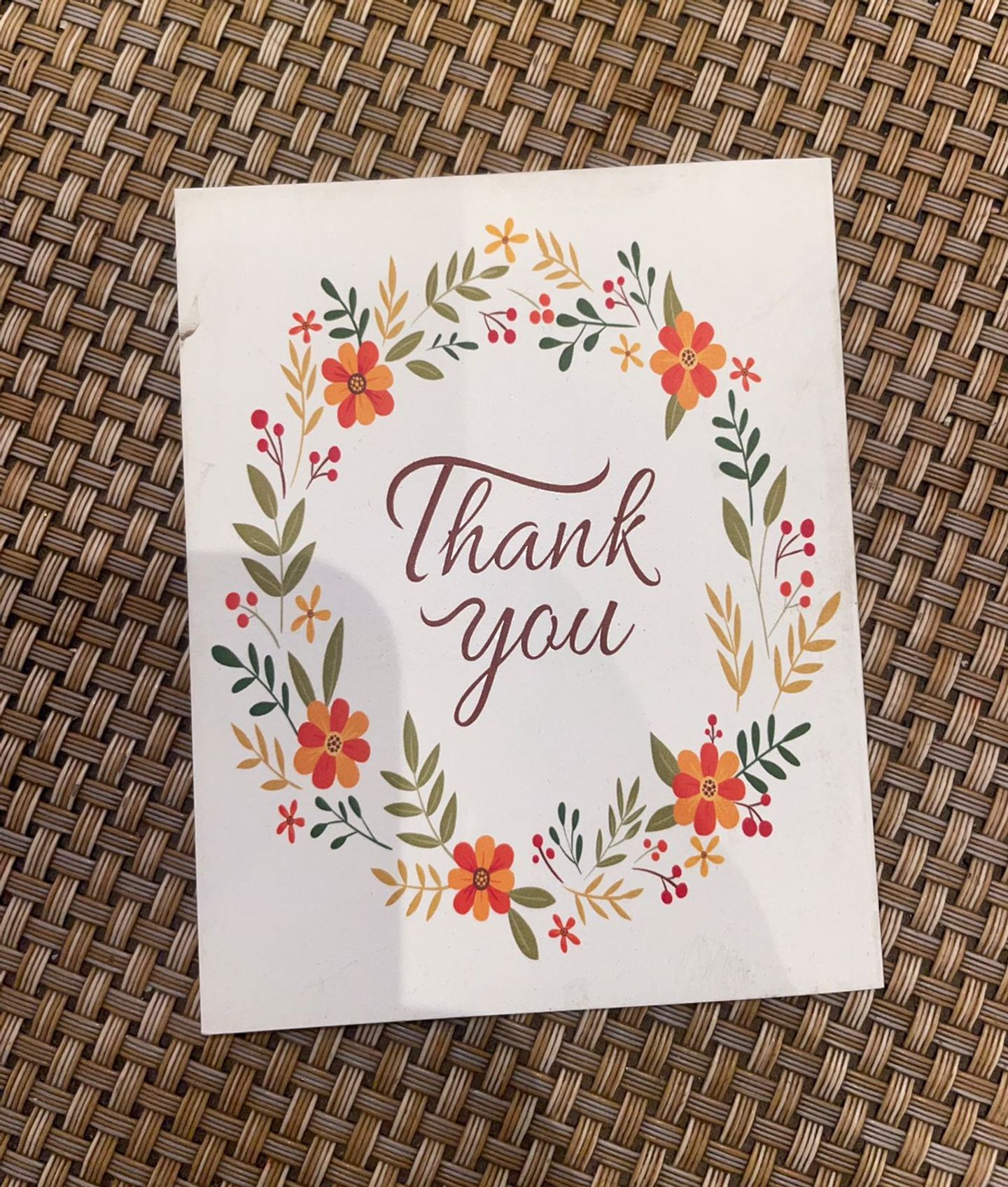 Thank You Card