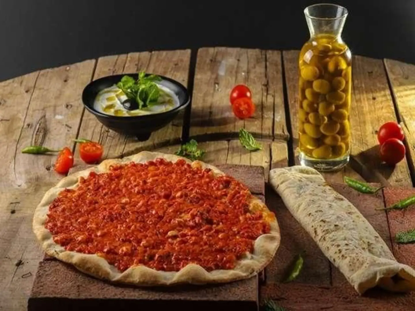 Muhammara Olive Pastry