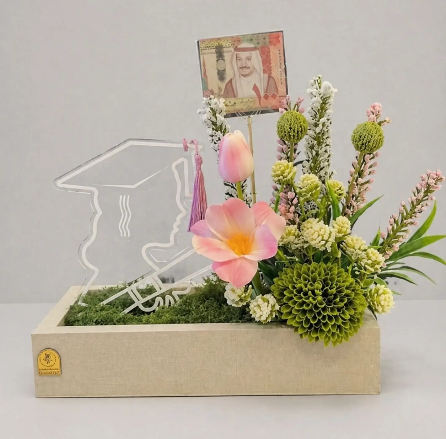 Girl Graduation Stand