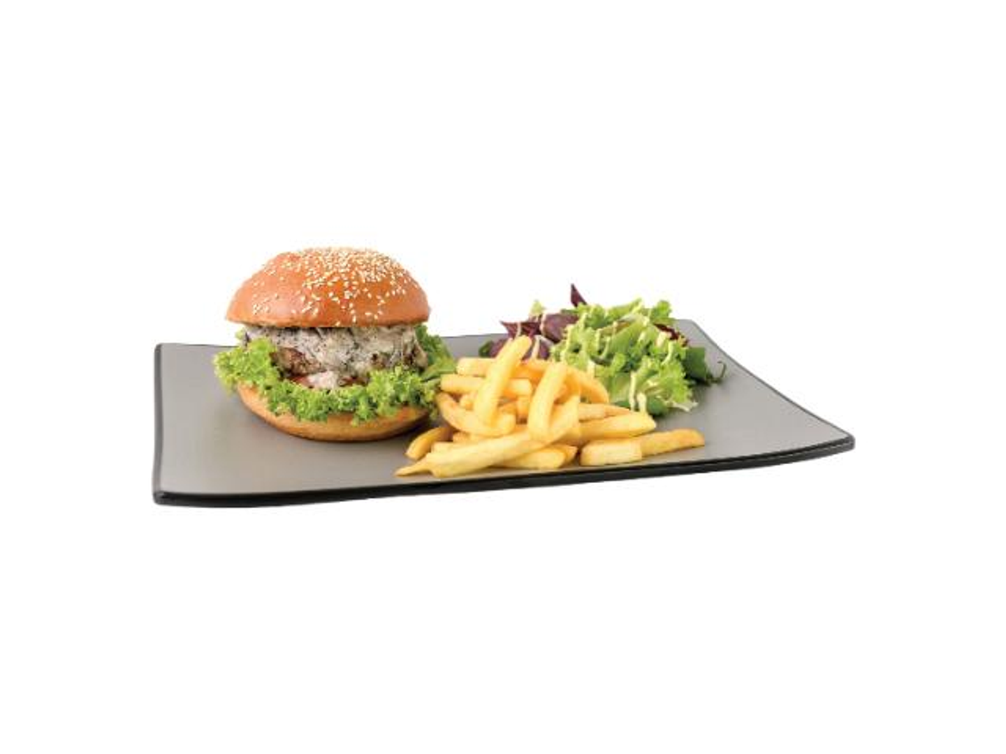 Beef Burger With Mushrooms