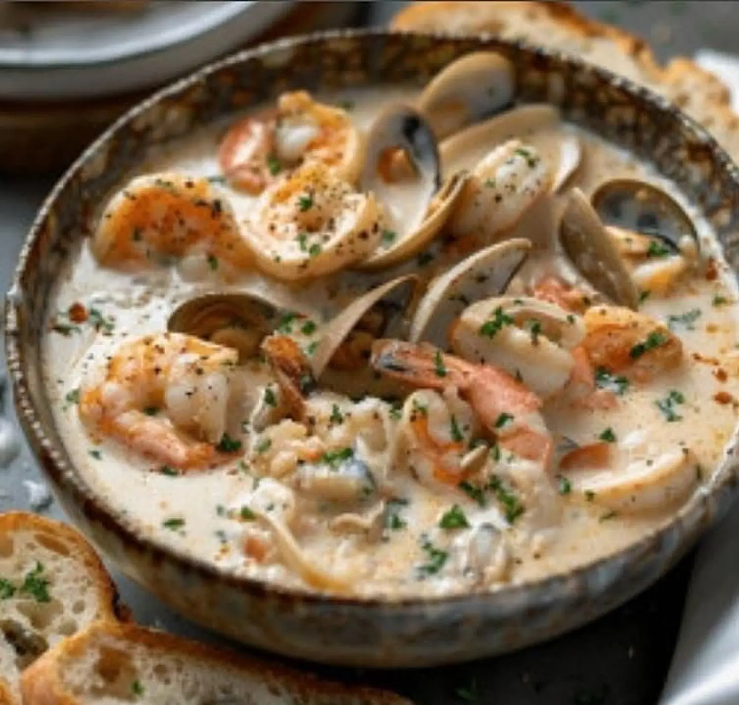 شوربة فواكه البحر