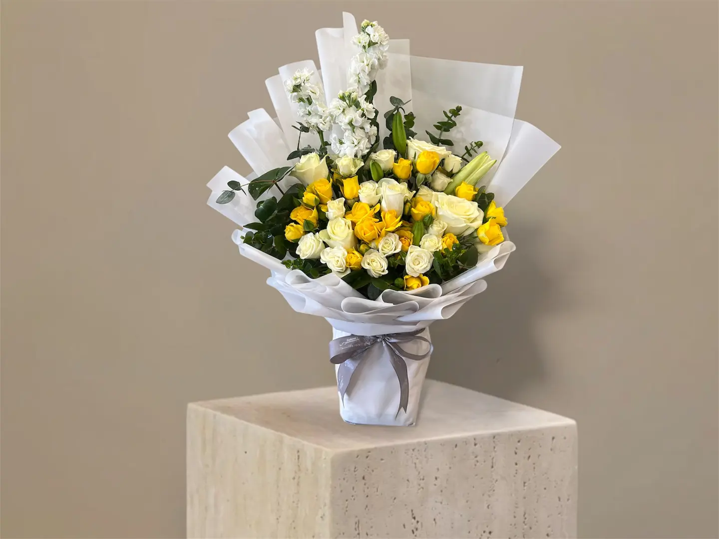Pure Yellow Radiance Bouquet