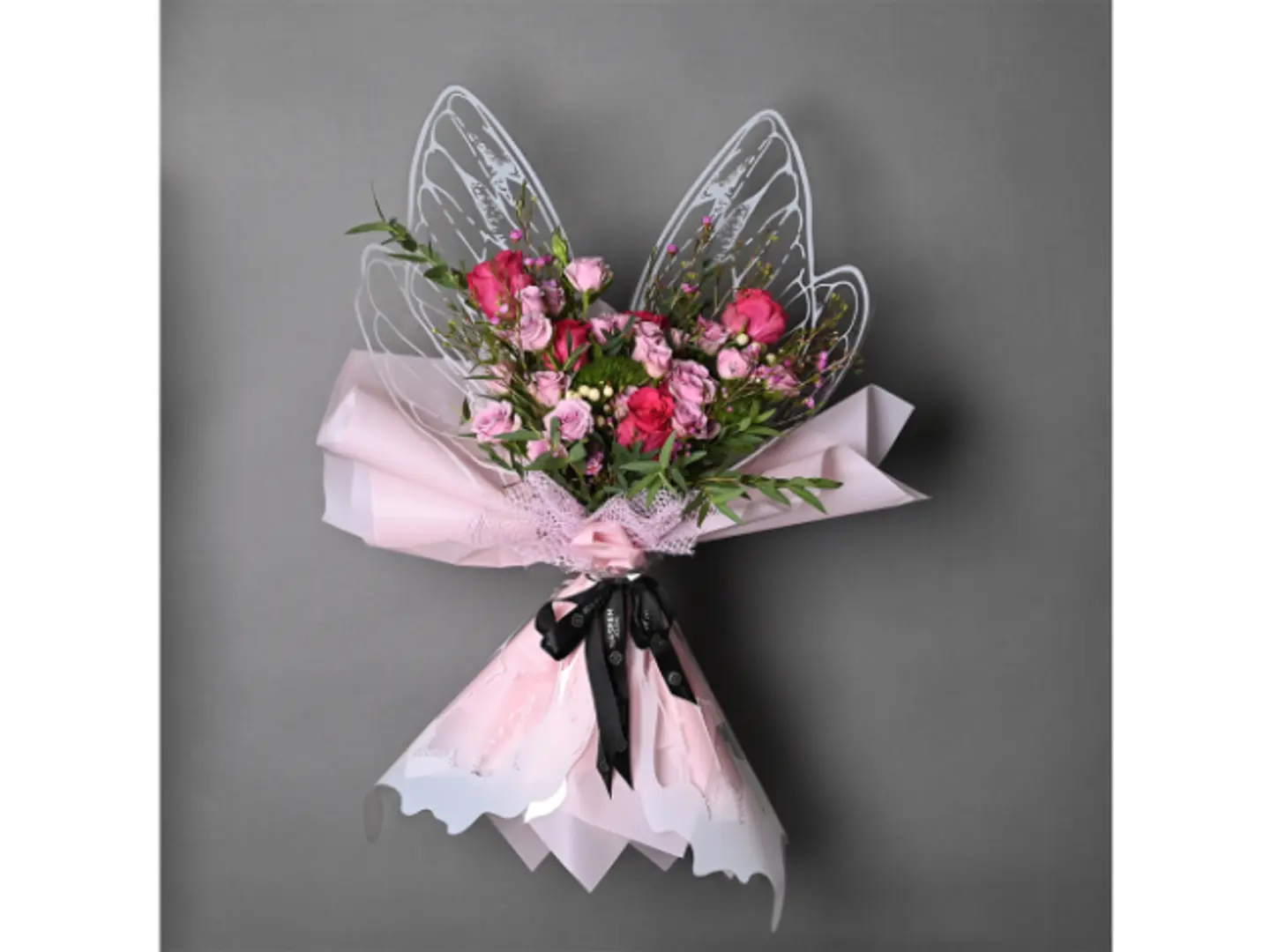 باقة فراشة بيبي روز
