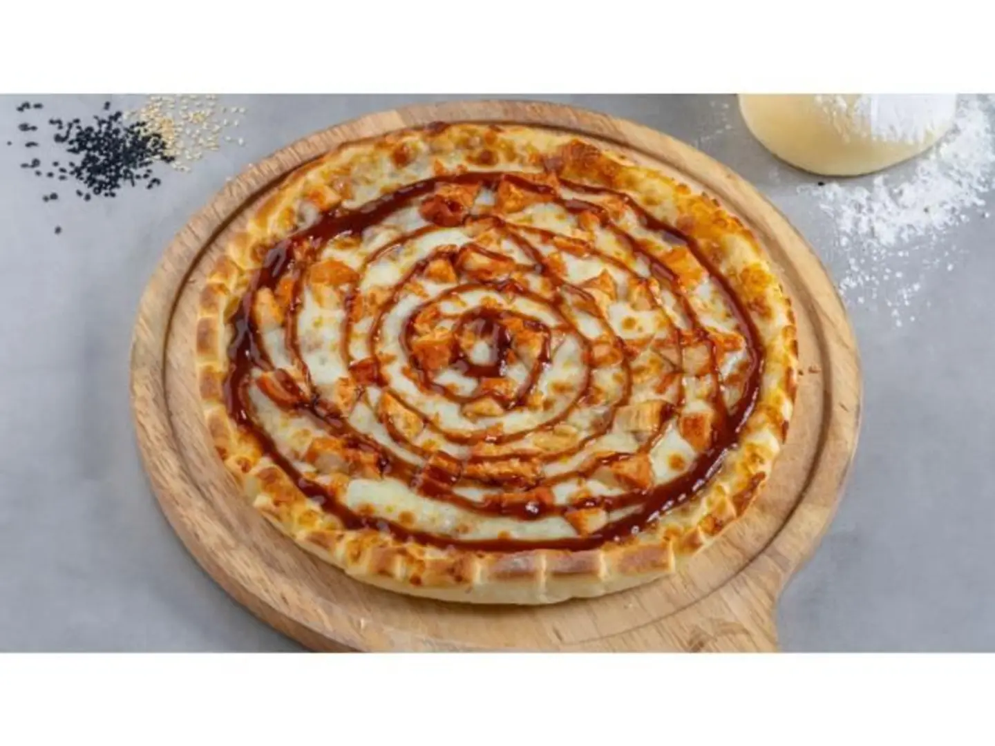 بيتزا باربيكيو دجاج